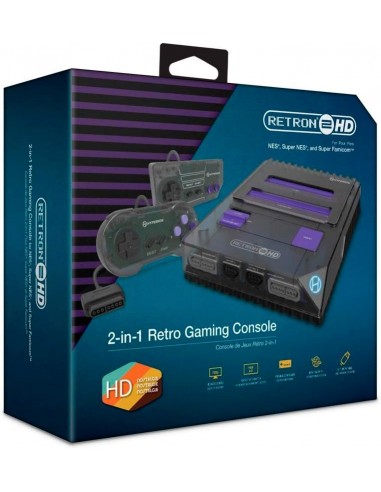 14781-Retro - Consola RetroN 2 HD Gaming - Space Black-0810007710631