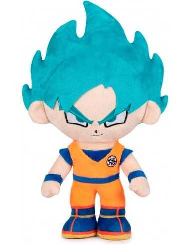 14830-Peluches - Peluche Dragon Ball Son Goku Super Saiyan Blue 22 cm-8425611341618