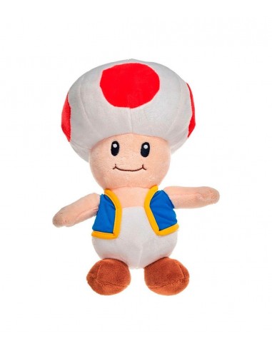 14826-Peluches - Peluche Super Mario - Toad 20 cm-8425611304323