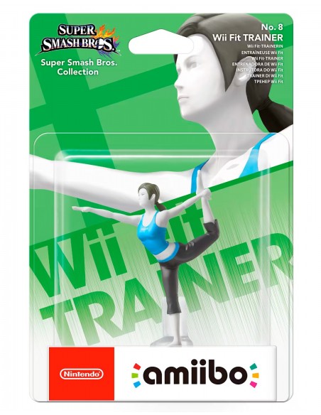 -14503-Amiibos - Figura Amiibo Entrenadora Wii Fit (Serie SSB)-0045496352431