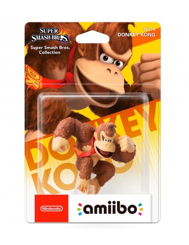 13294-Amiibos - Figura Amiibo Donkey Kong (Serie SSB)-0045496352394