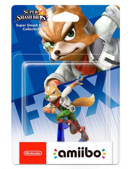 -13318-Amiibos - Figura Amiibo Fox (Serie SSB)-0045496352417