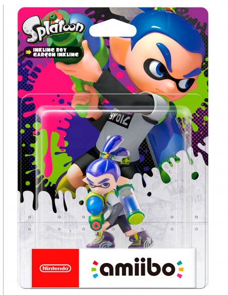 -1855-Amiibos - Figura Amiibo Splatoon Boy (Serie Splatoon)-0045496352950