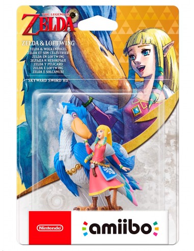 6723-Amiibos - Figura Amiibo Zelda y Pelícaro (serie Zelda)-0045496381028