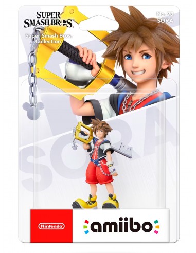 14198-Amiibos - Figura Amiibo Sora Kingdom Hearts (Serie SSB)-0045496381189