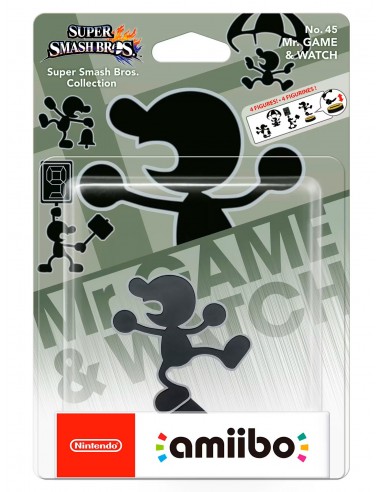 166-Amiibos - Figura Amiibo Game & Watch (Serie SSB)-0045496353070