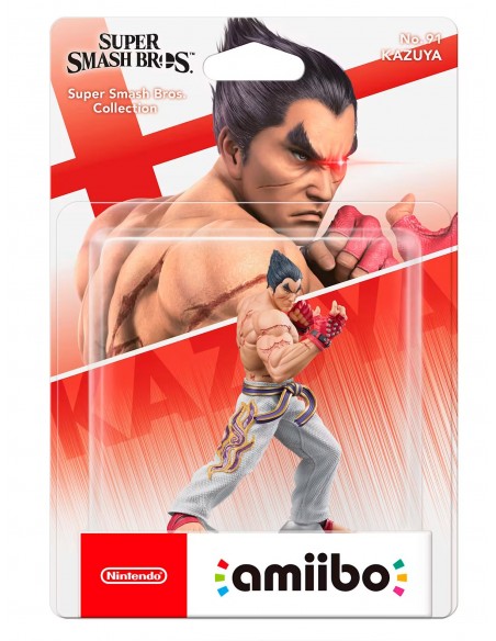 -11451-Amiibos - Figura Amiibo Kazuya (Serie SSB)-0045496381127