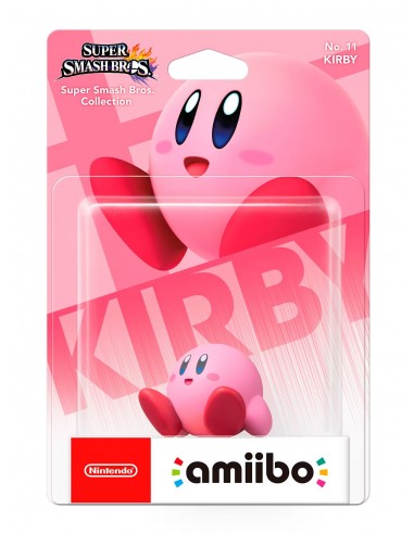 8126-Amiibos - Figura Amiibo Kirby (Serie SSB)-0045496352462
