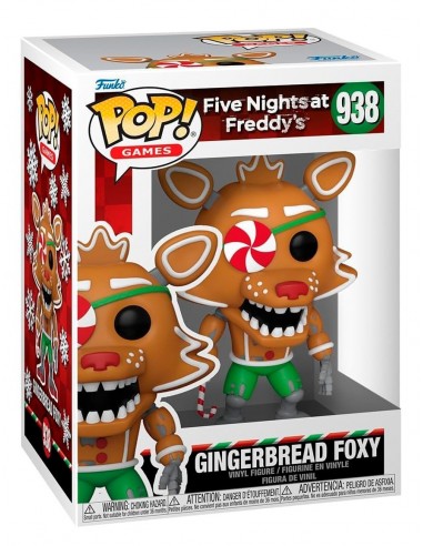 14856-Figuras - Figura POP! Five Nights At Freddy´S - Pop Gingerbread Foxy-0889698724876