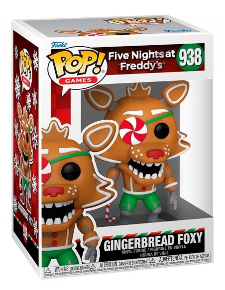 -14856-Figuras - Figura POP! Five Nights At Freddy´S - Pop Gingerbread Foxy-0889698724876