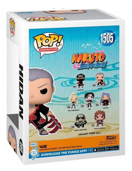 -14852-Figuras - Figura POP! Naruto Shippuden - Hidan With Chase-0889698755290