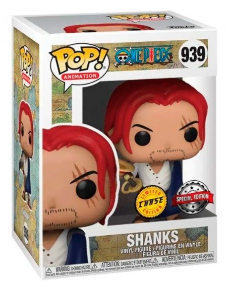 -14847-Figuras - Figura POP! One Piece - Shanks W/Chase - Special Edition-0889698556026