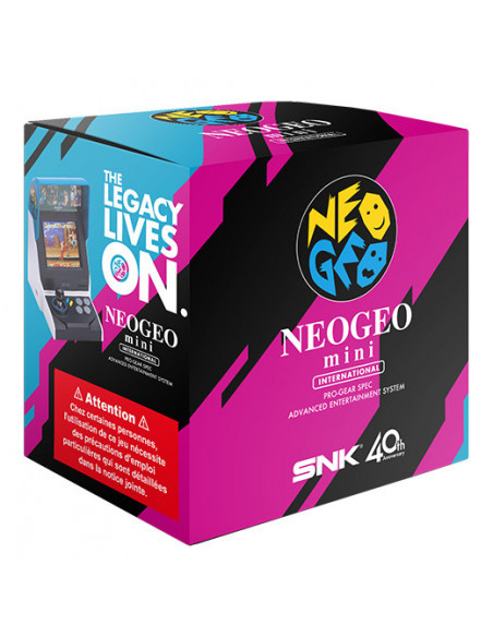 -2578-Retro - SNK NeoGeo Mini International Edition (Incluye 40 juegos) -4964808400010