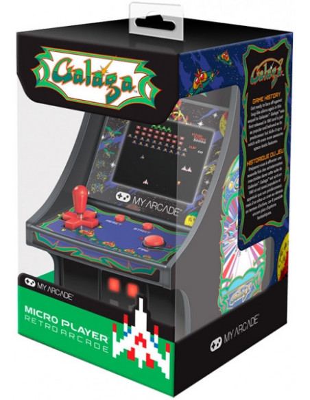 -1331-Retro - Micro Player Galaga 6,75 inch-0845620032228
