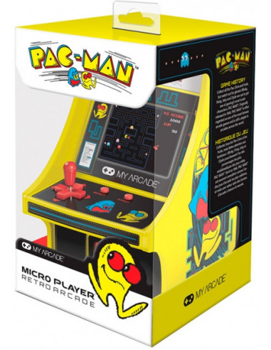 2324-Retro - Micro Player PacMan 6,75 inch-0845620032204