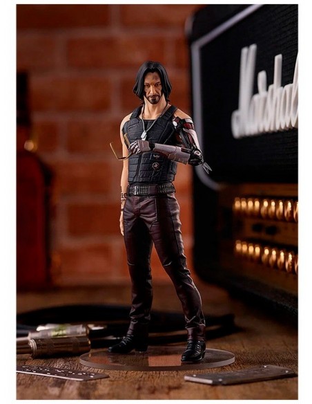 -6247-Figuras - Figura Cyberpunk 2077 Johnny Silverhand 19 cm-4580416941983