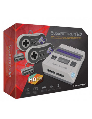1093-Retro - SNES Consola SupaRetroN HD Gaming - Grey-0813048019442