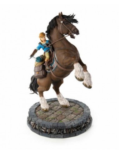 16197-Figuras - Figura Link Horseback Estatua Resina The Legend of Zelda BOTW 56 cm (Standard Edition)-5060316625699