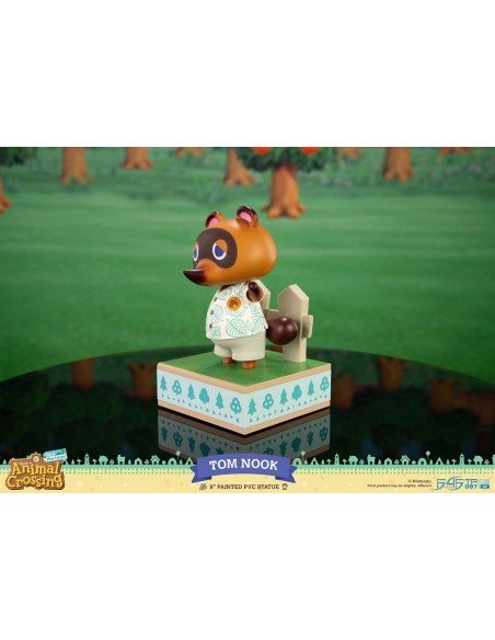-16253-Figuras - Figura Tom Nook Estatua Resina Animal Crossing: New Horizons 22 cm (Standard Edition)-5060316626573