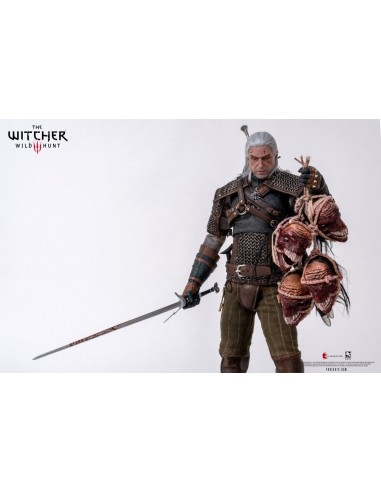 16437-Figuras - Figura Geralt de Rivia Figura Articulada PVC Escala 1/6 The Witcher 3: Wild Hunt 30 cm -0713929404995