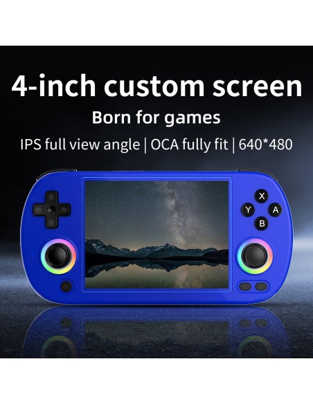 -16564-Retro - RG40XXH Consola Anbernic Retro Portátil Blue-9507832344681