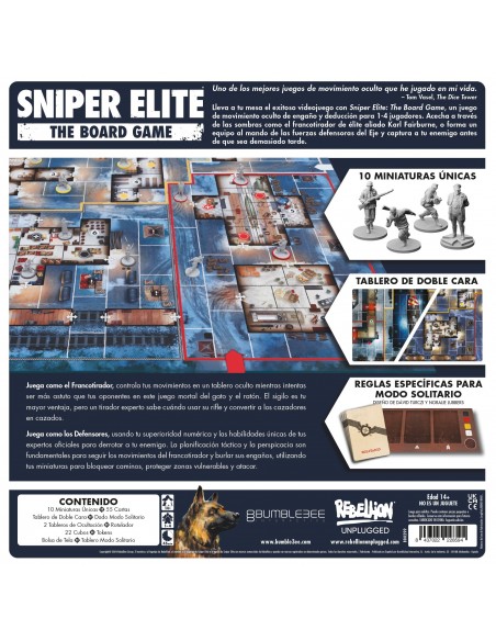-16648-Juegos de Mesa - Juego de Mesa Sniper: Elite Eagle's Nest Expansion (Español)-8437022228600