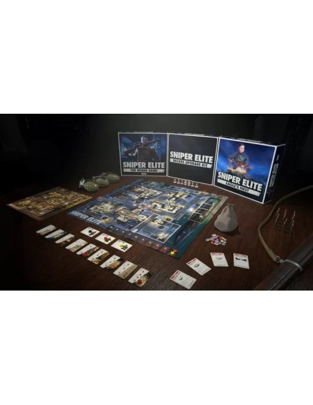 -16640-Juegos de Mesa - Juego de Mesa Sniper Elite The Board Game Starter (Español)-8437022228594