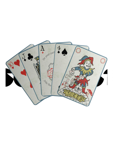 16723-Merchandising - Baraja de Cartas Set 12 unidades Fallout Playing Cards Display -5060948296243