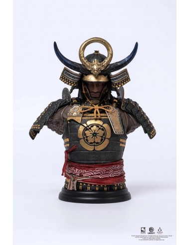16746-Figuras - Figura Yasuke Estatua Busto Resina Escala 1/4 Assassin's Creed Shadows 19 cm-0713929405497