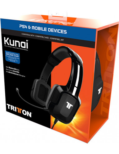 2148-Multi Plataforma - Auricular Tritton Kunai Negro (PS4-XONE-MP3) --0728658041724