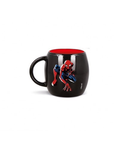 16850-Merchandising - Spider-Man - Taza De 380 ml Globe Spiderman Y Máscara-8412497993970