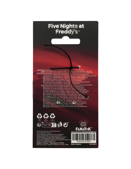 -16876-Merchandising - Abrebotellas Five Nights at Freddy's Metal 9,5 cm-5060948295802