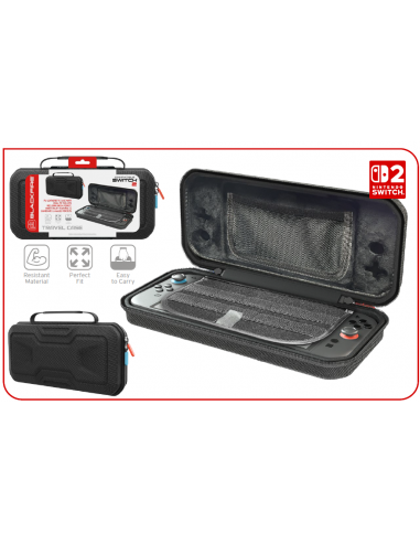 16917-Switch 2 - Blackfire  Deluxe Travel Case- Switch 2-8431305034179