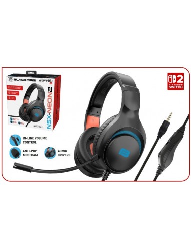 16926-Switch 2 - Blackfire  Gaming Headset Nsx-Neon2- Switch 2-8431305034353