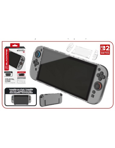16923-Switch 2 - Blackfire  Crystal Case 3Pcs Consola - Switch 2-8431305034377