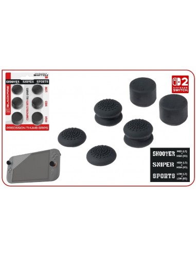 16922-Switch 2 - Blackfire Thumbgrips Kit 6In1 - Switch 2 -8431305034131
