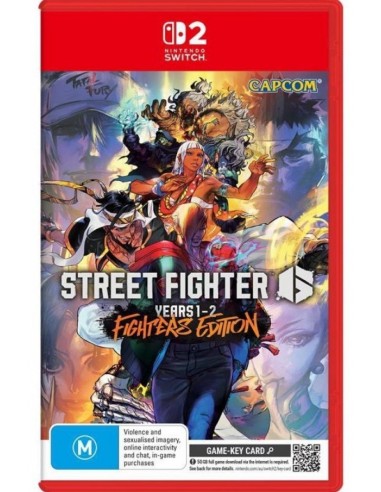 16941-Switch 2 - Street Fighter 6: Year 1-2 Fighters Edition - Nintendo Switch 2-0045496312473
