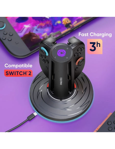 -16978-Switch 2 - Oniverse 4 Joycons Charging Dock Quadrant - Switch 2-3701417803723