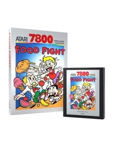 17084-Retro - Cartucho Evercade Food Fight 7800-4020628584238