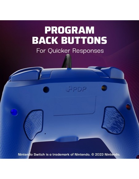 -17114-Xbox Series X - Afterglow Wave Wired Controller · Blue-0840454400090