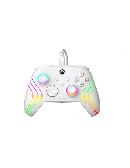 -17109-Xbox Series X - Afterglow Wave Wired Controller · White-0840454400076
