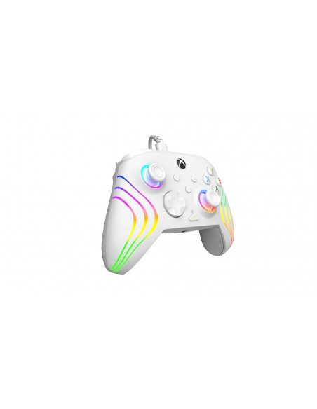 -17109-Xbox Series X - Afterglow Wave Wired Controller · White-0840454400076