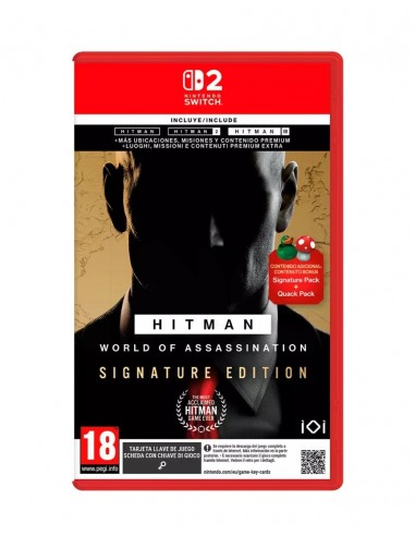 17288-Switch 2 - Hitman: World of Assassination (Signature Edition) - Import EU - Switch 2 ( Key Card )-0884095223335