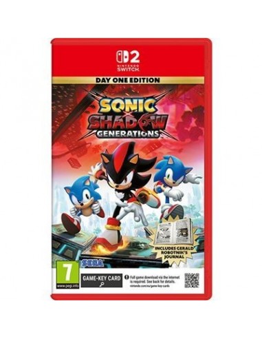 17313-Switch 2 - Sonic x Shadows Generations (Day 1 Edition) - Import EU - Switch 2 ( Key Card)-5055277055890