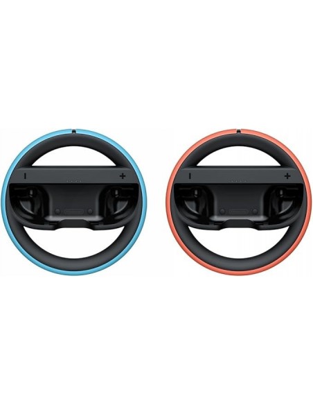 -16974-Switch 2 - Oniverse Pack of 2 Racing Wheel Controller Holders - Orange/Blue - Switch 2-3701417804003