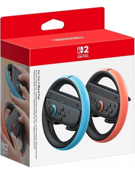 -16974-Switch 2 - Oniverse Pack of 2 Racing Wheel Controller Holders - Orange/Blue - Switch 2-3701417804003