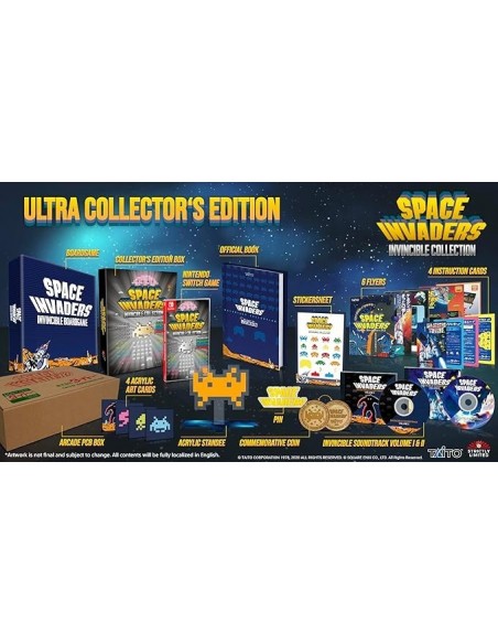 -17240-Switch - Space Invaders Invincible Collection (LE) / Space Invaders Forever (RE) Ultra Collector's Edition-4260650740770