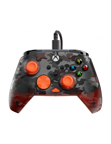 -17148-Xbox Series X - Rematch Core Wired Controller · Ghost Camo Black & Orange-0840454400038