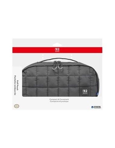 17285-Switch 2 - Puff Pouch Negro - Hori Switch 2-4961818039957