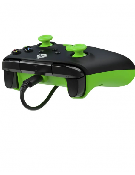 -17361-Xbox Series X - Rematch Core Wired Controller · Black Green-0840454400182
